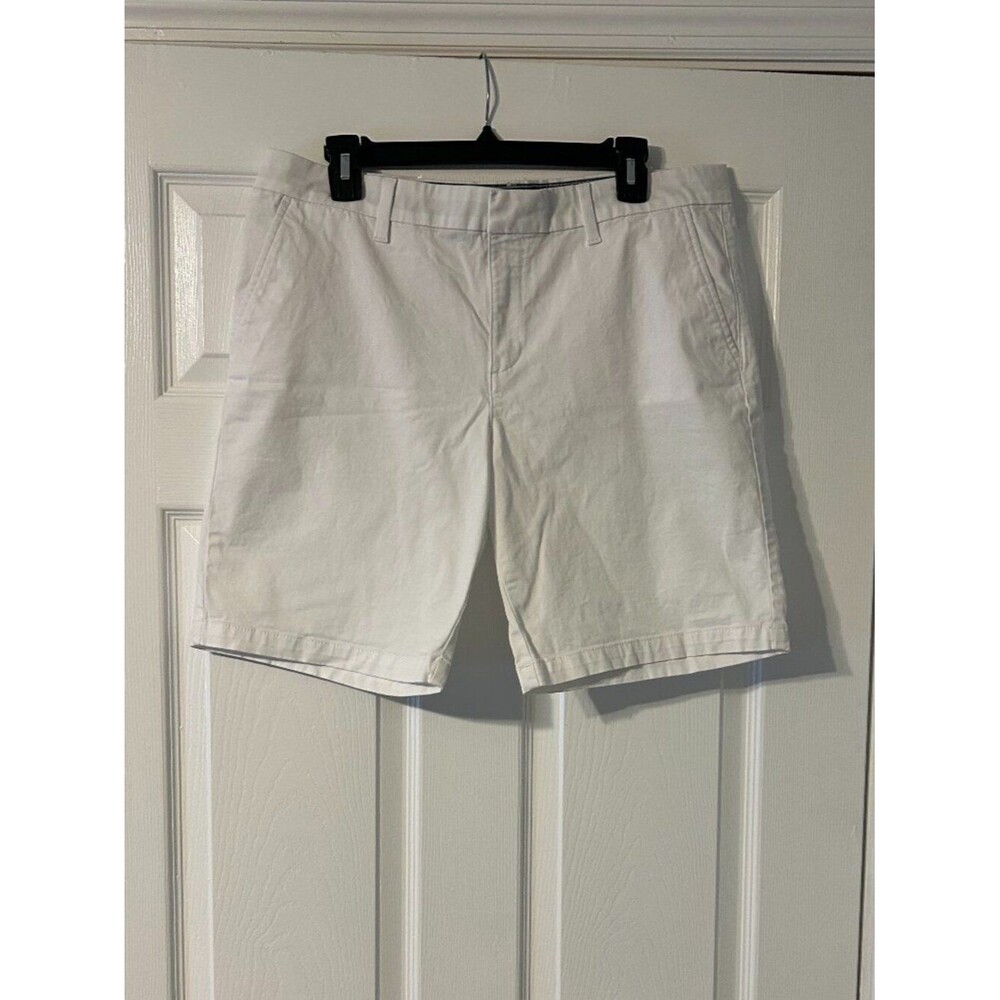 Women's, Tommy Hilfiger, White, Mid-Rise, White, Shorts, Size 12 - Picture 2 of 6